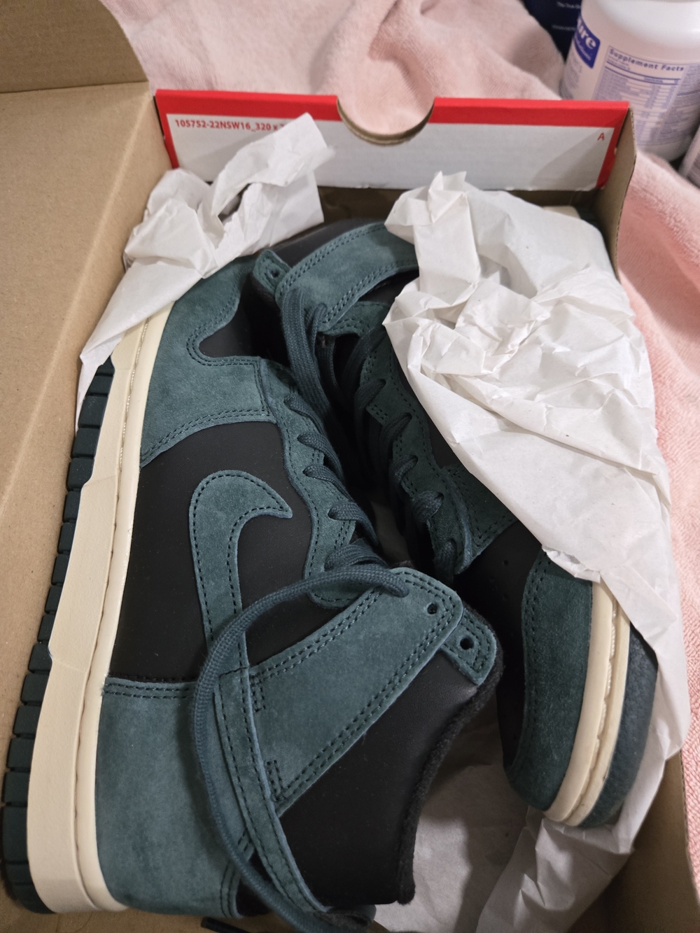 Nike Dunk High Retro Premium "Faded Spruce" (Style Code: DQ7679-002)